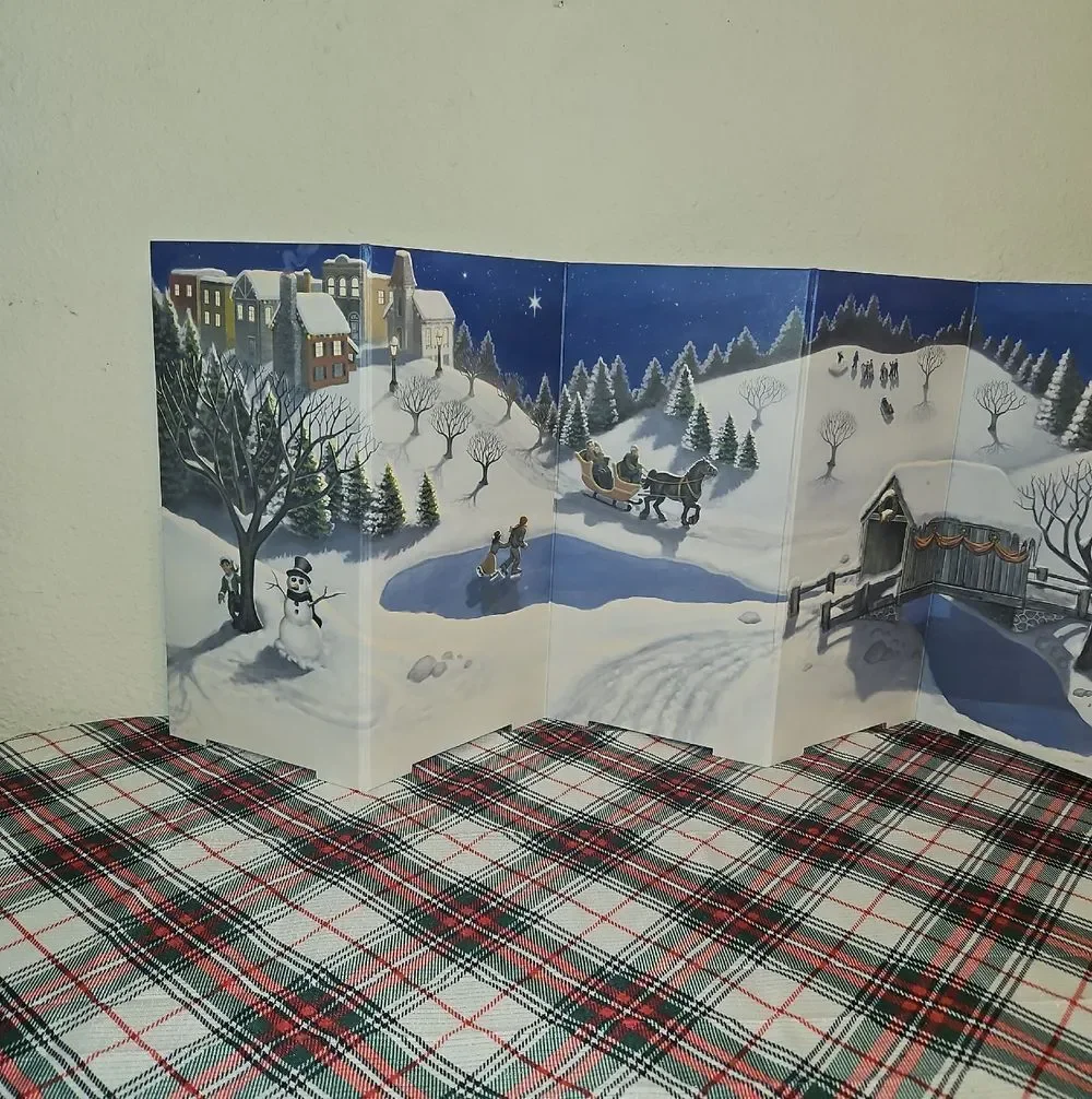 My Village 2 In 1 Christmas & Winter Holiday Village Background Accessories